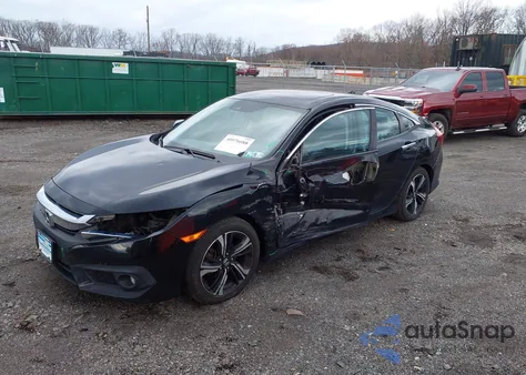 2017 Honda Civic Touring из США, поврежденный, VIN 2HGFC1F99HH653044